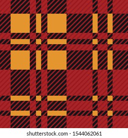 Seamless pattern. Black and Red tartan plaid Scottish.Texture from plaid, tablecloths, clothes, shirts, dresses, paper, bedding, blankets and other textile products.