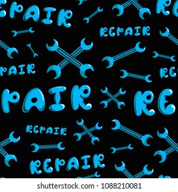 Seamless pattern black repair