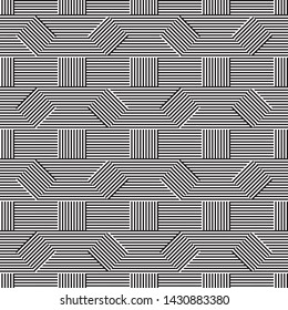 
seamless pattern with black segments