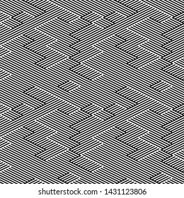 seamless pattern with black segments