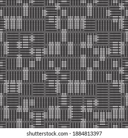seamless pattern with black segments