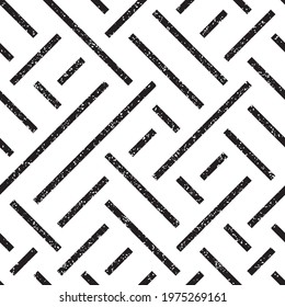 Seamless pattern with black segments 6606. Seamless vector illustration eps 10.