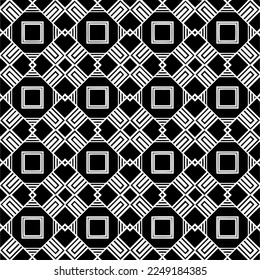 
Seamless pattern of black shapes on white background.
