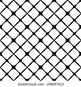 Seamless pattern - black signs on white background