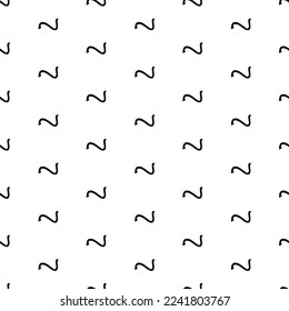 Patrón sin brillo con forma de broche dibujado a mano sobre fondo blanco. Textura de grueso abstracto. Ilustración del vector