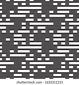 seamless pattern with black squares