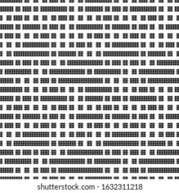 seamless pattern with black squares