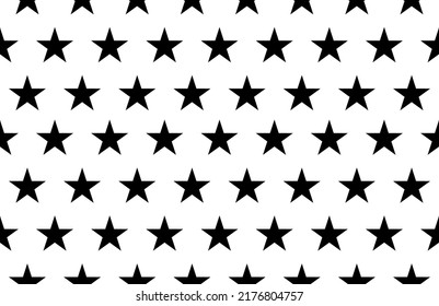 Patrón sin foco con estrellas negras