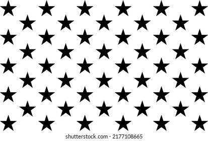 Patrón sin foco con estrellas negras