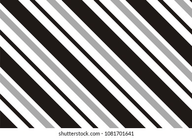 Seamless pattern. Black Stripes on white background. Striped diagonal pattern For printing on fabric, paper, wrapping, scrapbooking, websites, banners Background with slanted lines Vector illustration