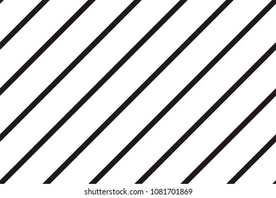 Seamless pattern. Black Stripes on white background. Striped diagonal pattern For printing on fabric, paper, wrapping, scrapbooking, websites, banners Background with slanted lines Vector illustration