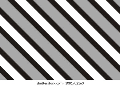 Seamless pattern. Black Stripes on white background. Striped diagonal pattern For printing on fabric, paper, wrapping, scrapbooking, websites, banners Background with slanted lines Vector illustration