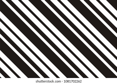 Seamless pattern. Black Stripes on white background. Striped diagonal pattern For printing on fabric, paper, wrapping, scrapbooking, websites, banners Background with slanted lines Vector illustration