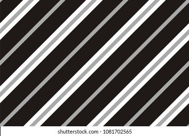 Seamless pattern. Black Stripes on white background. Striped diagonal pattern For printing on fabric, paper, wrapping, scrapbooking, websites, banners Background with slanted lines Vector illustration