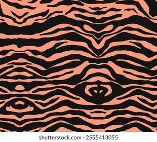 Seamless pattern, black wavy lines, monochrome, animal skin, endless, all over print to use textile, fabric, clothing, backdrop, wallpaper, blanket, home textile, clothing, fashion, packaging.