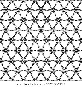 Seamless pattern in black and white