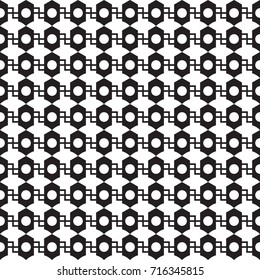 seamless pattern. black and white.