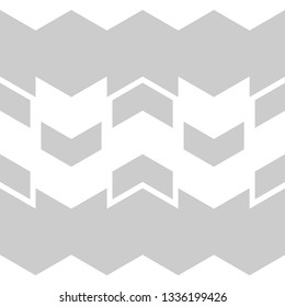 Seamless pattern of black and white abstract geometric shapes. Zigzag. Vector background. Can be used in printing, textile, wrapping, web-design.