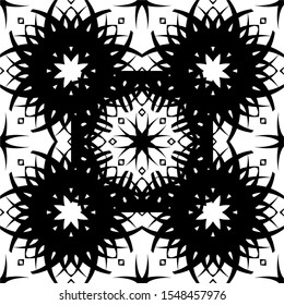 Seamless pattern black and white backgrounds