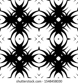 Seamless pattern black and white backgrounds