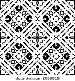 Seamless pattern black and white backgrounds