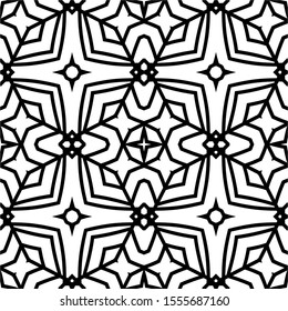 Seamless pattern black and white backgrounds