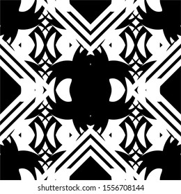 Seamless pattern black and white backgrounds