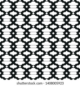 seamless pattern in black and white color and geometric style