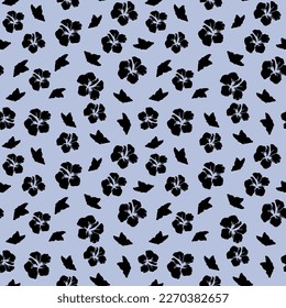 Patrón sin foco de contornos en blanco y negro de flores de amapolas. Diseño retro de superficie de fondo vectorial floral, textil, papelería, papel envolvente, cubiertas. Ilustración del vector