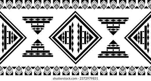 seamless pattern black and white for decoration