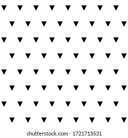 Seamless pattern with black and white geometric shape