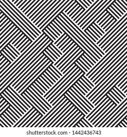 seamless pattern with black and white lines