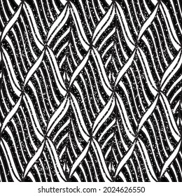 Seamless pattern with black and white lines. Seamless vector illustration eps 10.