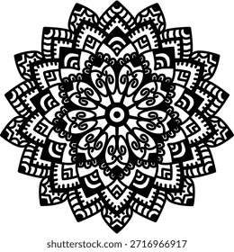 seamless pattern, black and white, monochrome, mandala, floral, lotus flower, repeating background, ornamental, decorative, oriental, Indian, ethnic, tribal, bohemian, boho, wallpaper, textile design, fabric print, vector, illustration, drawing, hand-drawn, intricate, detailed, symmetry, geometrical, spiritual, yoga, meditation, zentangle, tattoo design, damask, batik, tileable, vintage, elegant, abstract, graphic, backdrop, texture, wrapper, packaging, adult coloring book, contrast, stylized, traditional, art, nature, culture, retro.