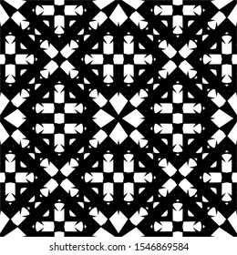 Seamless pattern black and white ornaments background