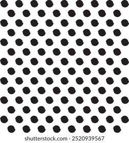 Seamless pattern from black and white round spots. Watercolor monochrome painting. Abstract background, painted composition. Polka dot. Hand drawn dot illustration. Cloth pattern. Fabric print. Wrap.