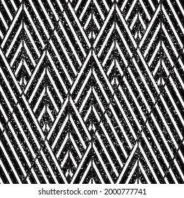 Seamless pattern with black and white segment. Seamless vector illustration eps 10.