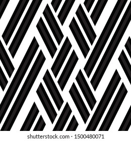 Seamless pattern with black and white segments.