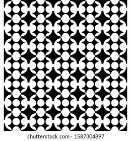 Seamless pattern with black white straight striped lines. Simple optical illusion, illusive effect. Kinetic tile in op art. Vector hypnotic background, texture. Decorative frame, vibrant design.