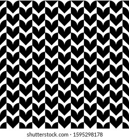 Seamless pattern with black white straight striped lines. Simple optical illusion, illusive effect. Kinetic tile in op art. Vector hypnotic background, texture. Decorative frame, vibrant design.