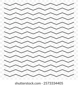 Seamless pattern with black white striped lines. Optical illusion effect. Geometric tile in op art style. Vector illusive background, texture. Futuristic element, technologic design. eps 10.