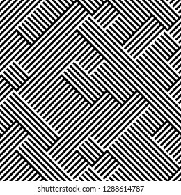 seamless pattern with black and white stripes