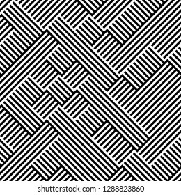 seamless pattern with black and white stripes