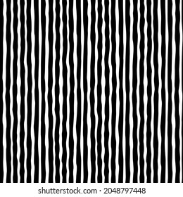 Seamless pattern with black and white stripes.