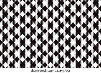 seamless pattern black and white tartan plaid. Scottish background, vector, illustration