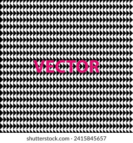 seamless pattern of black and white triangles. Background for poster, fabric print, cover