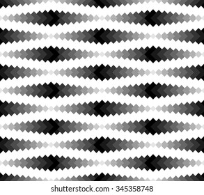 Seamless pattern with blended squares. Vector art.
