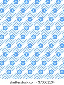 Seamless Pattern of  blizzard.