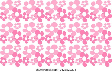 seamless pattern with block of flowers, seamless pattern with pink flowers repeat style, replete image design for fabric printing