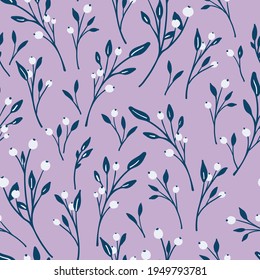 Seamless pattern with blooming flowers. Pattern for printing on fabric, paper, wallpaper. Can be used for clothes collection, branding, packaging, interior decoration